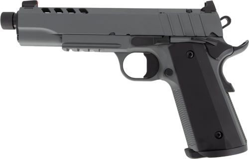 TISAS 1911 NIGHT STALKER 45ACP - 5" THREADED BBL 8RD BLACK/GRY - Image 3