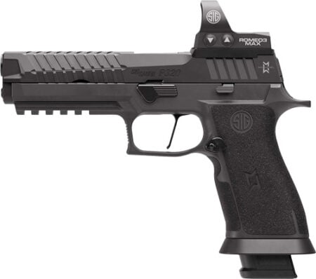 SIG P320 XFIVE MAX 2 9MM 5" - ROMEO3MAX (4)21RD BLACK