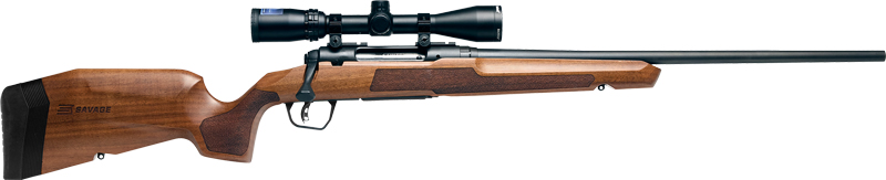 SAVAGE AXIS 2 XP 6.5CM 22" - W/3-9X40 MATTE/HARDWOOD