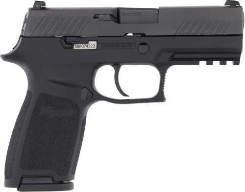USED SIG P320 CARRY 9MM 3.9" - (3)17RD NEW BADGED WARREN PD