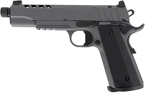 TISAS 1911 SF9 NIGHT STALKER - 9MM 5" THREADED 2-9RD GREY - Image 2