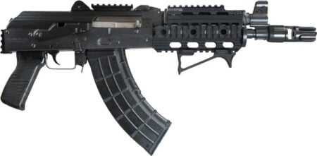 ZASTAVA ZPAP92 PISTOL 7.62X39 - W/NIGHT BREAK QUAD RAIL BLACK