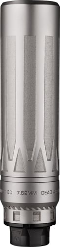 DEAD AIR SILENCERS NOMAD TI XC - 7.62MM XENO ADAPTER SILVER