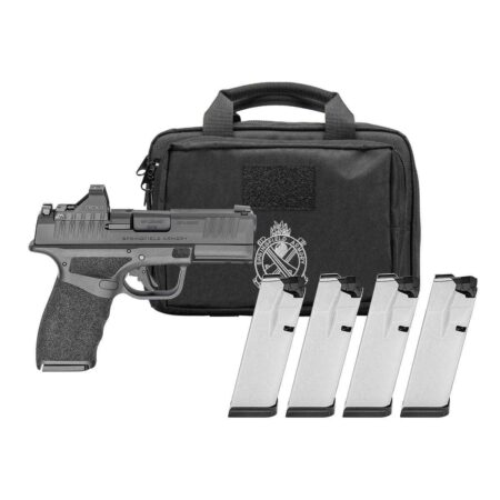 Springfield Armory Gear Pac Echelon 4.0C Handgun 9mm Luger 10rd(4) Magazines 4" Barrel Night Sights Green Dot & Bag CA Compliant