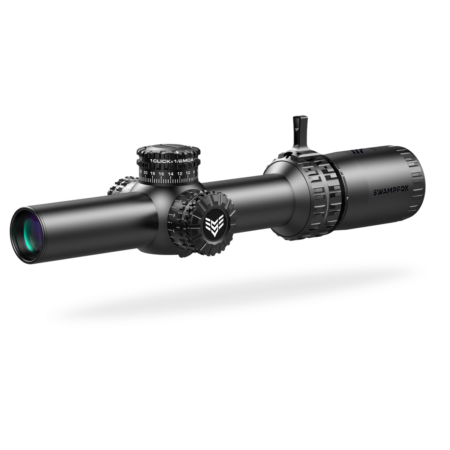 Swampfox Arrowhead LPVO Series Rifle Scope 1-10x24 30mm SFP Green IR MIL Black