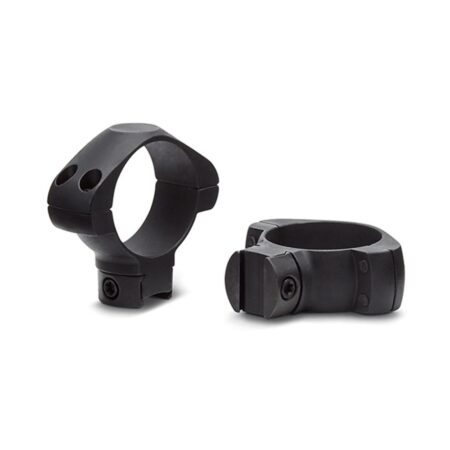 Konus 2-Piece Steel Riflescope Rings for Airguns & .22 Rails 1" High Black