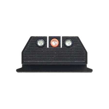 Night Fision Optics Ready Stealth Night Sight Set Orange Front Black Back for S&W M&P 9 Shield Plus