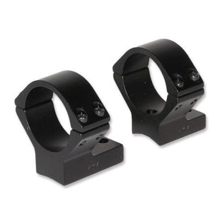 Talley Lightweight Alloy Scope Mounts - Black Anodized - 30mm - Low Weatherby Accumark-Magnum & Mark V (9 LUG)