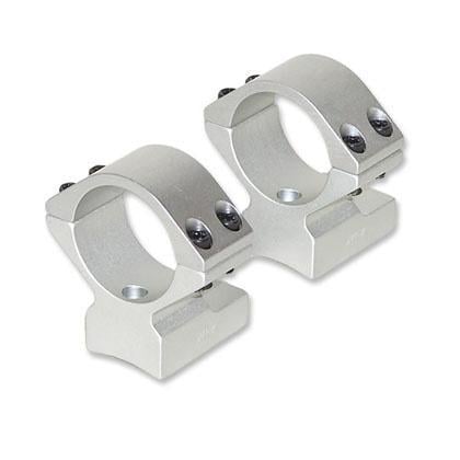 Talley Lightweight Alloy Mount Combo - Silver 1" Medium Kimber 8400