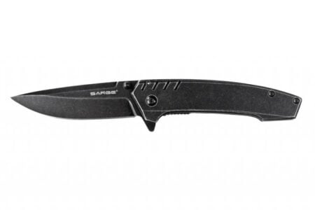 Sarge Knives Stone - Stonewash Frame Lock Folder