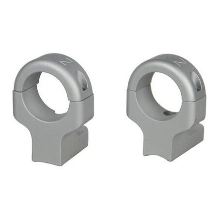 DNZ Game Reaper 2 2-Piece Ringmount (2 screws) - 1" High Silver Fits Howa 1500 Mossberg 100ATR 4X4 MVP Weatherby Vanguard Remington 7007217227