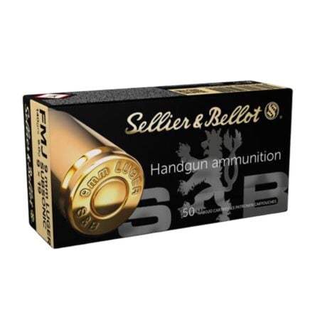 Seller & Bellot Subsonic Pistol Ammunition 9mm Luger 140 gr FMJ 1001 fps 50/ct