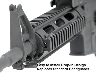 UTG RAIL PICATINNY AR-15 7" - 2-PC DROP-IN CARBINE LENGTH - Image 5