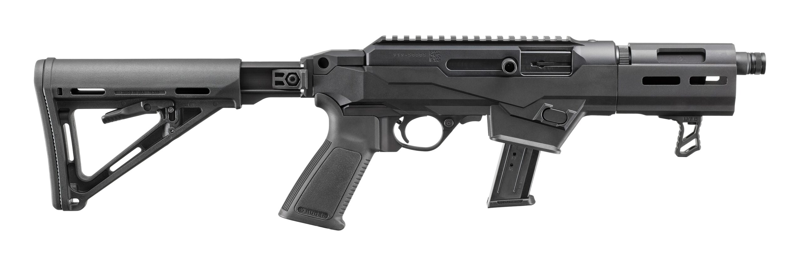 RUGER PC CARB SBR 9MM 6.5" SYN 17+1