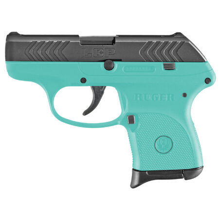 RUGER LCP 380ACP BL/TURQUOISE 6+1