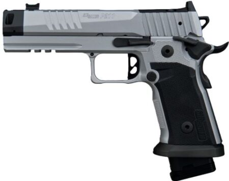 SIG P211 GTO SILVER 9MM 4.4" - FIBER OPTIC (1)23&(2)21RD
