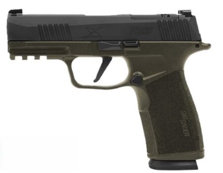 SIG P365X MACRO FORTUNATE SON - 9MM 3.7" XRAY3 (2)17RD GRN/BLK
