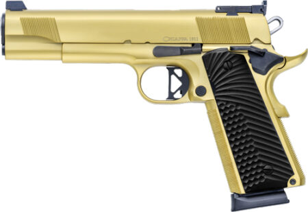 CHIAPPA 1911 EMPIRE GRADE - 45ACP 5" FS 8RD G10 GRIP GOLD
