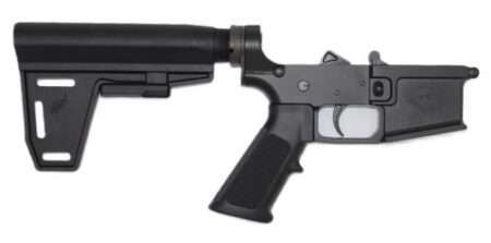 GLFA COMPLETE AR15 PISTOL - LOWER RECEIVER BRACED BLACK