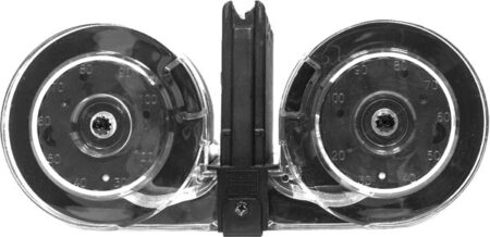 KCI USA INC MAGAZINE AR15 223 - 100RD DRUM GEN 2 BLK POLY