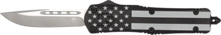 COBRATEC MEDIUM FS3 OTF BLACK - OUT FLAG 3" D2 DROP NON SRRTED