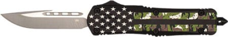 COBRATEC MEDIUM FS3 OTF CAMO - AMERICAN FLAG 3" DROP POINT