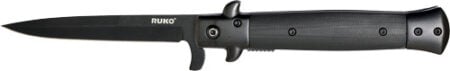 RUKO FOLDER BLACKOUT SPRING - ASSIST 4" G10 CLAMSHELL