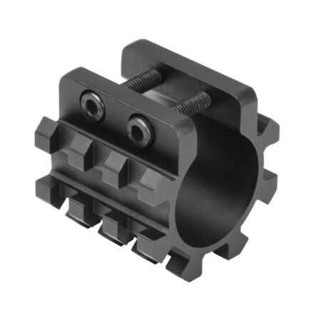 NcStar 12 ga Shotgun Tri-Rail Weaver Style Mount for 1" Mag Tube