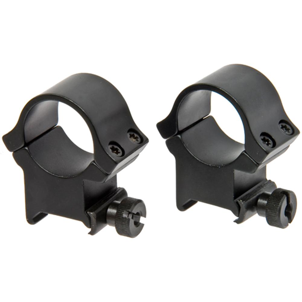 Redfield 4-Hole Aluminum Scope Rings 1" X-High Matte
