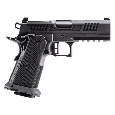 Alpha Foxtrot 1911 Romulus 10mm Auto 17rd Magazines(2) 4.25" Bull Ramped Barrel MOS DLC Black