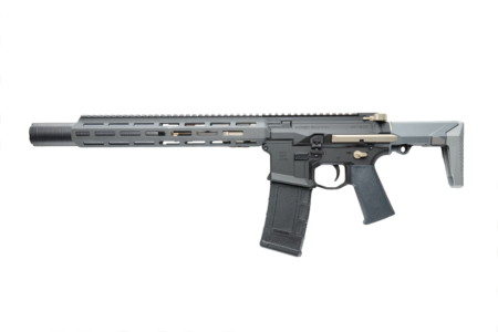 Q HONEY BADGER SBR SD 300BLK 7" ARMOR BLACK 1-30RD GEISSELE TRIGGER (Q-HB-SILENCER) 1-100