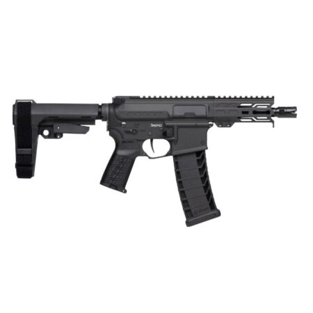 CMMG Banshee MK4 Fixed Ejector Handgun 9mm Luger 30rd Magazine 5'' Barrel RipBrace Armor Black