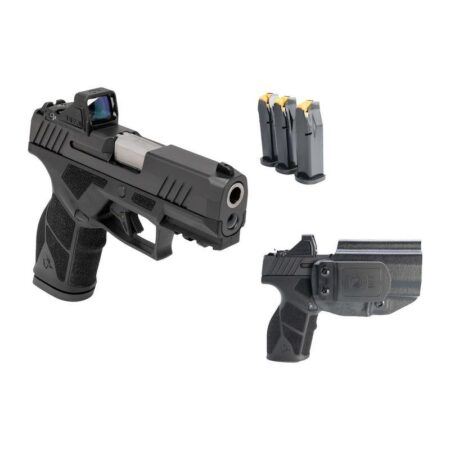 Taurus GX2 TORO Handgun Kit 9mm Luger 10rd Magazine(2) 3.38?? Barrel Black Slide/Frame Holster & Red Dot