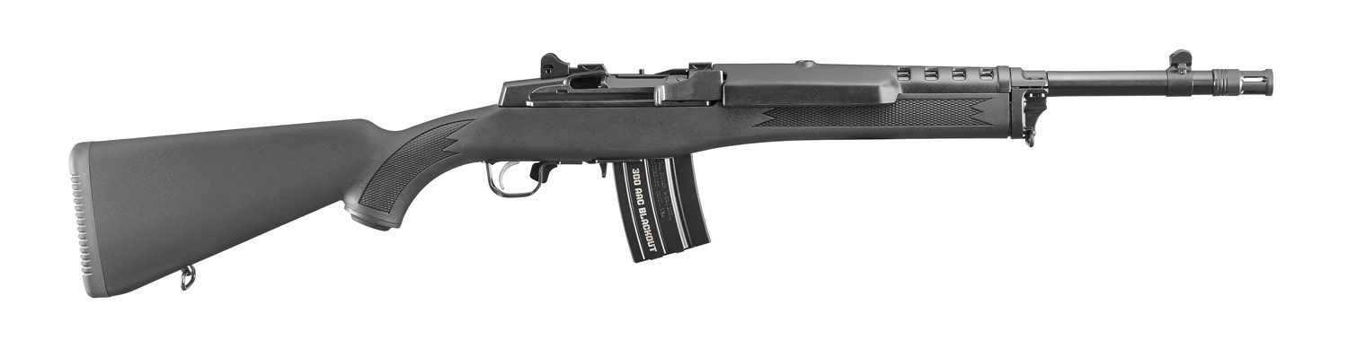 RUGER MINI-14 TACT 300BLK BL/SY 20RD